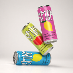 spike Sparkling Vinegar - Mixed Pack (12 Pack) spike