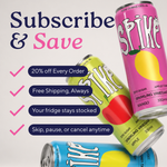 spike Sparkling Vinegar - Mixed Pack (12 Pack) spike